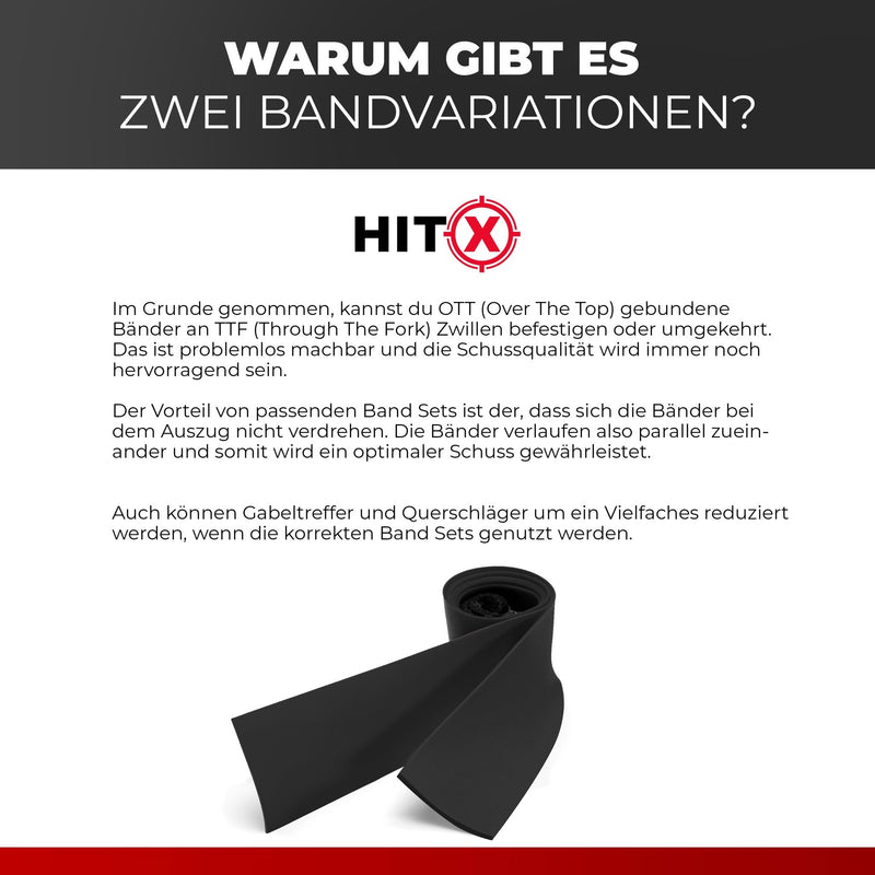 HITX Steinschleuder Gummi 10 Stück - HITX