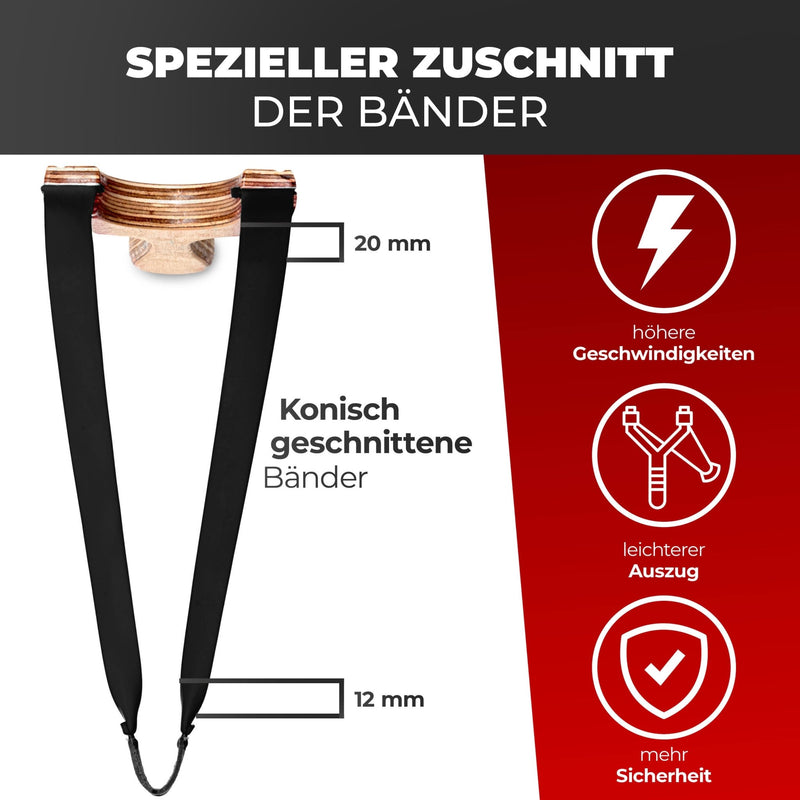 HITX Steinschleuder Gummi 10 Stück - HITX